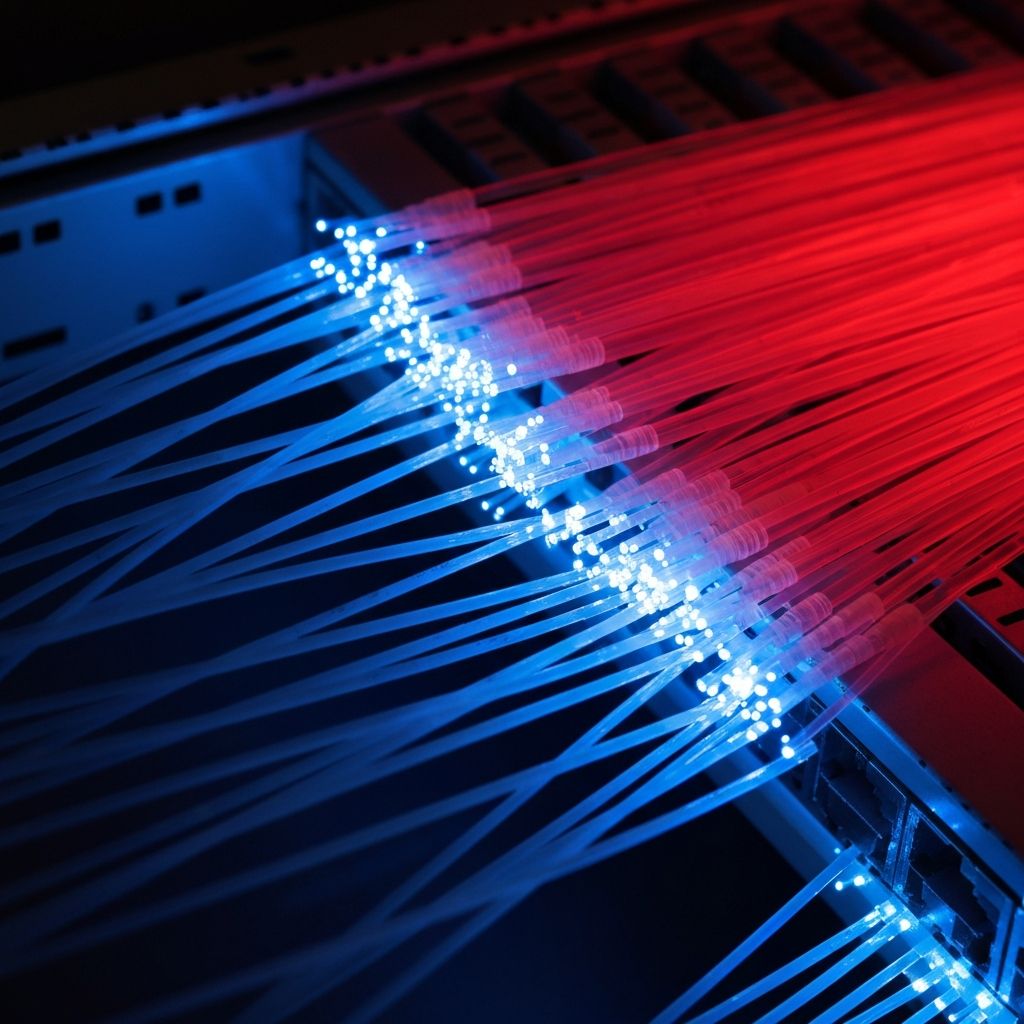 Fiber optic cable detail